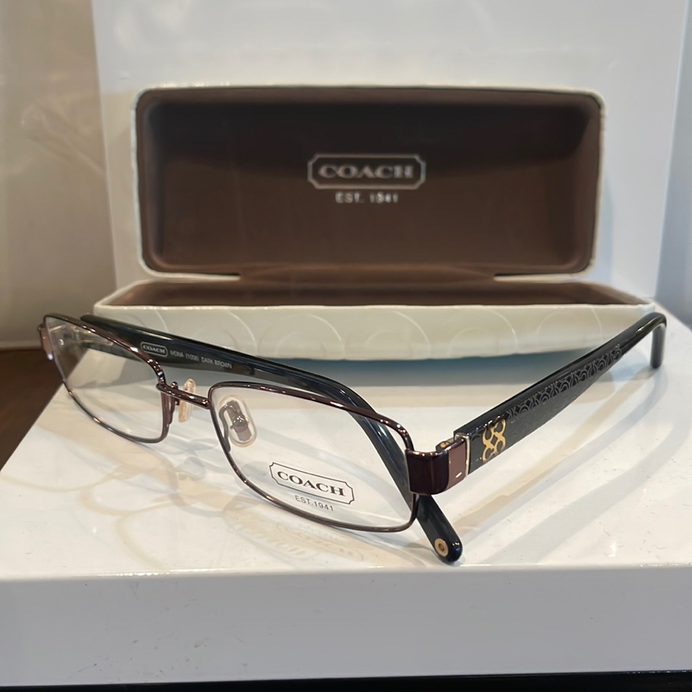Coach Mona Dark Brown eyeglasses frame 51mm